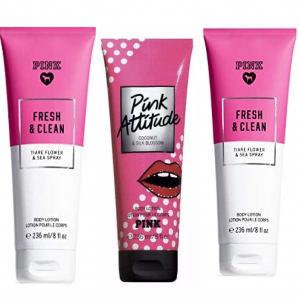 3 VS PINK Lotions